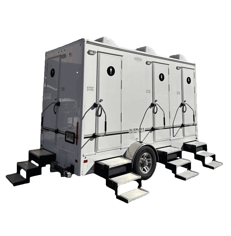 4 station restroom trailer